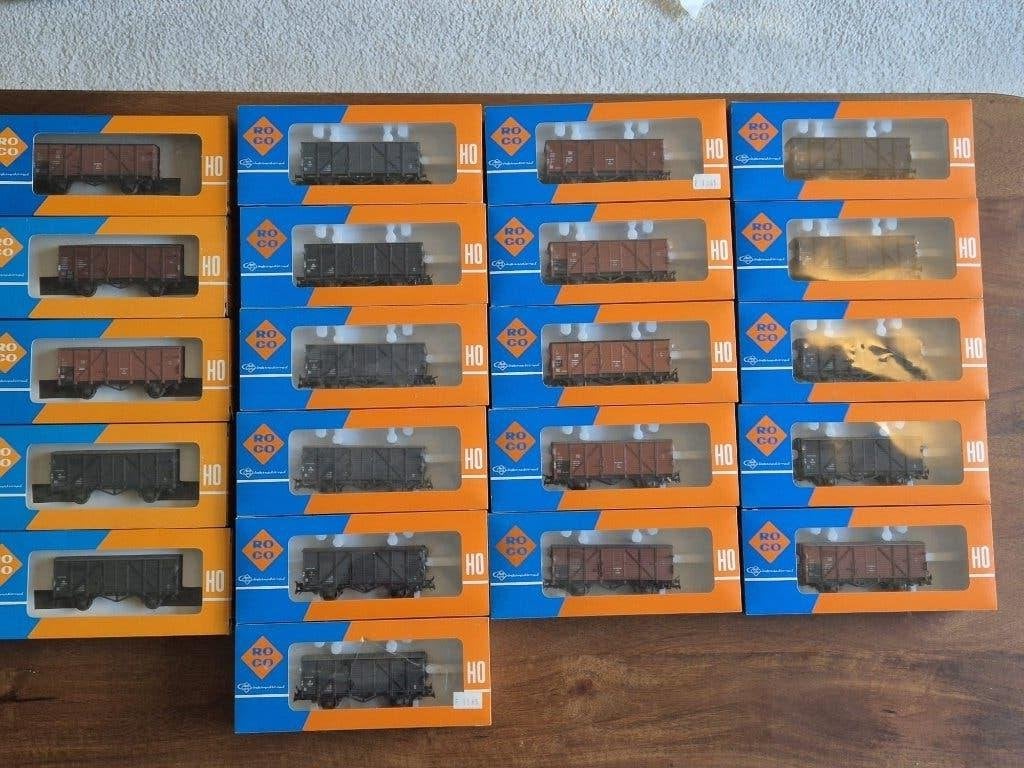 Roco H0 4301 – 24x goederenwagen: NS CHOK+ DR 'Kassel' nieuw, Gelijkstroom, Ophalen of Verzenden, NS, Roco