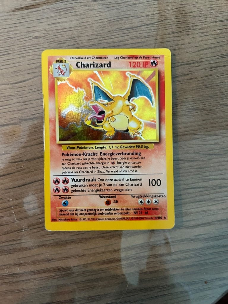 Pokémon Verzameling / Charizard Holo NL + Dark Blastoise, Ophalen of Verzenden, Gebruikt, Meerdere kaarten, Foil