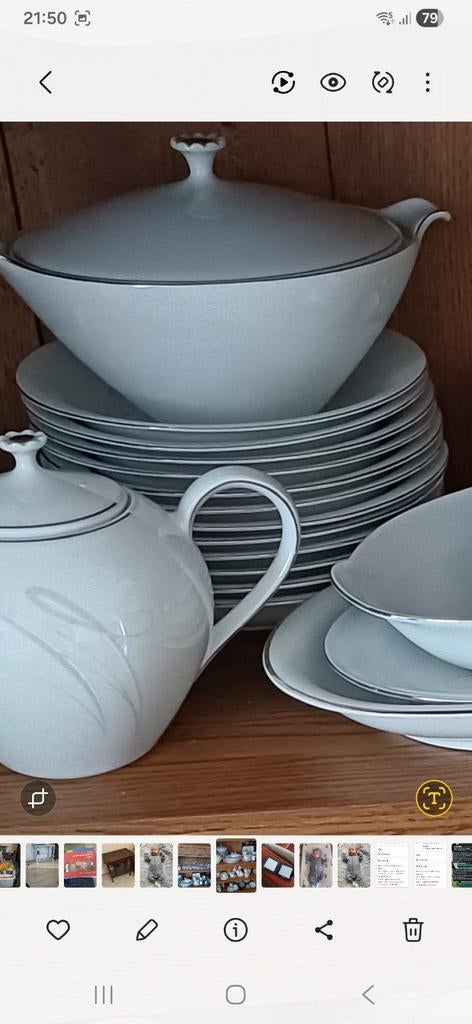Servies 8 persoons, Ophalen
