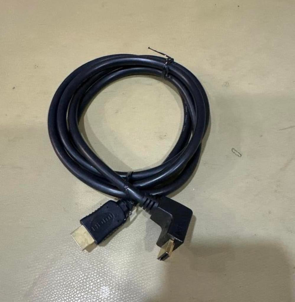 HDMI Gold Kabel 1.5m met Haakse Aansluiting, Ophalen of Verzenden, Nieuw, Minder dan 2 meter, HDMI-kabel