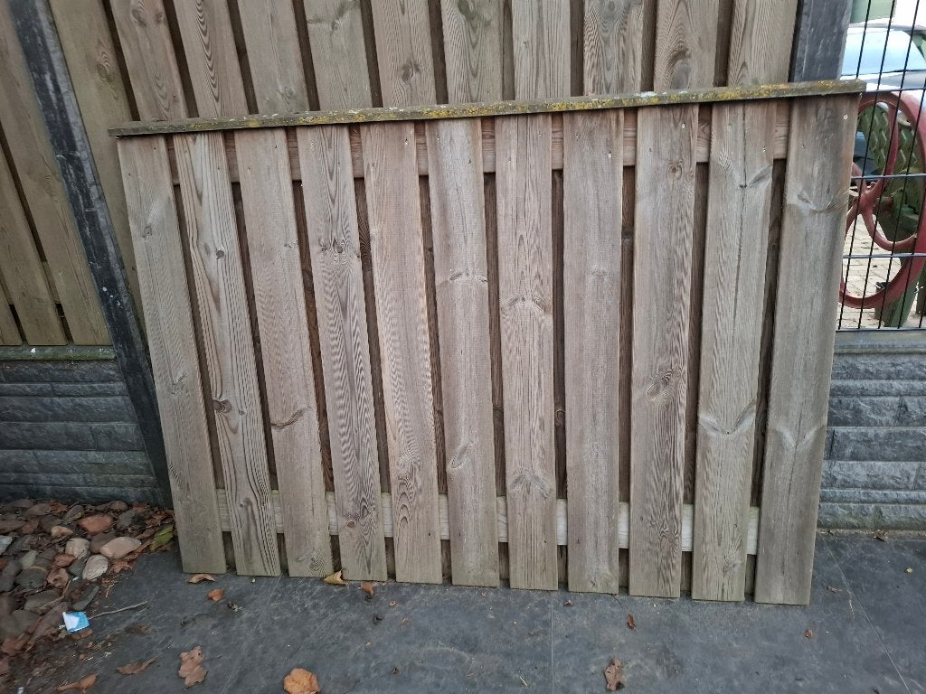 Schutting, Tuin en Terras, Minder dan 3 meter, Ophalen of Verzenden, Hout, 1 tot 2 meter