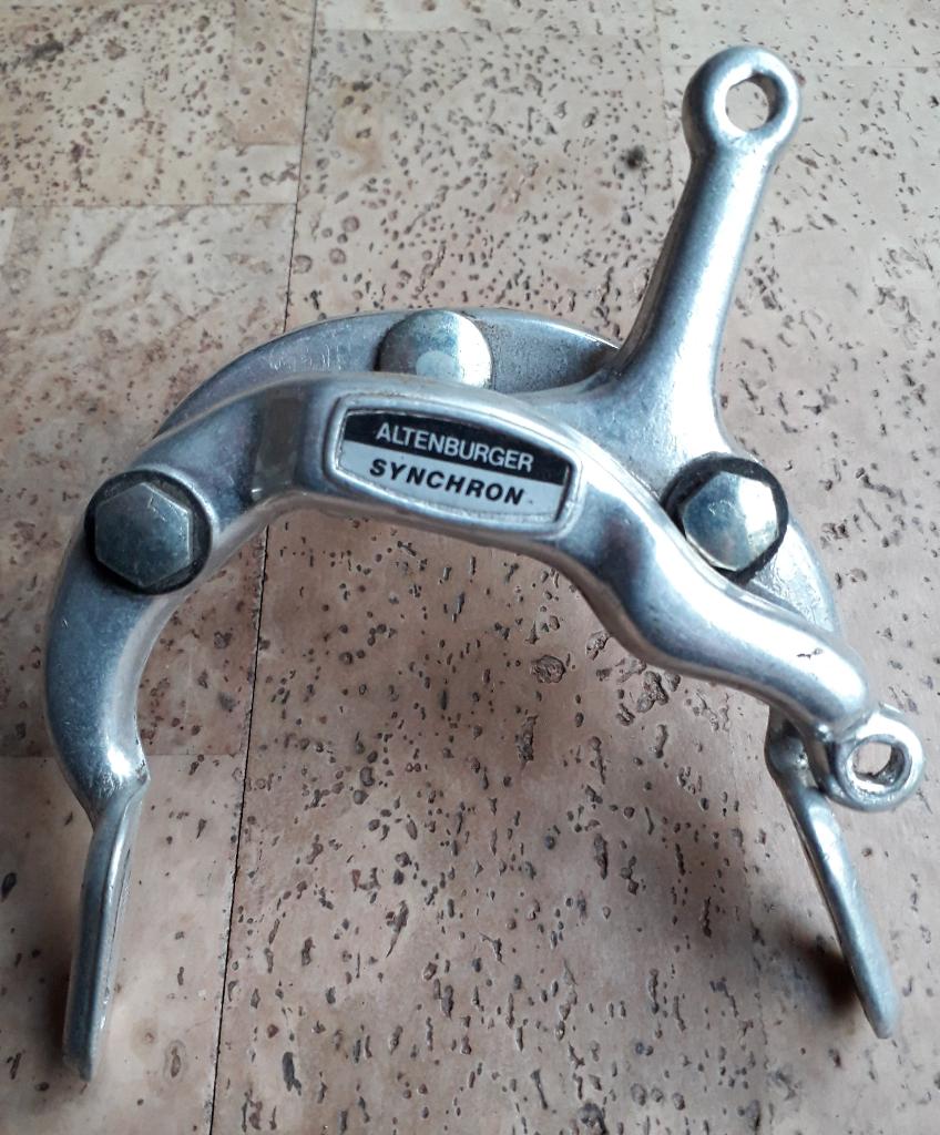 vintage racefiets rem remklauw Altenburger Synchron Brillant, Remmen, Gebruikt, Altenburger, Ophalen of Verzenden