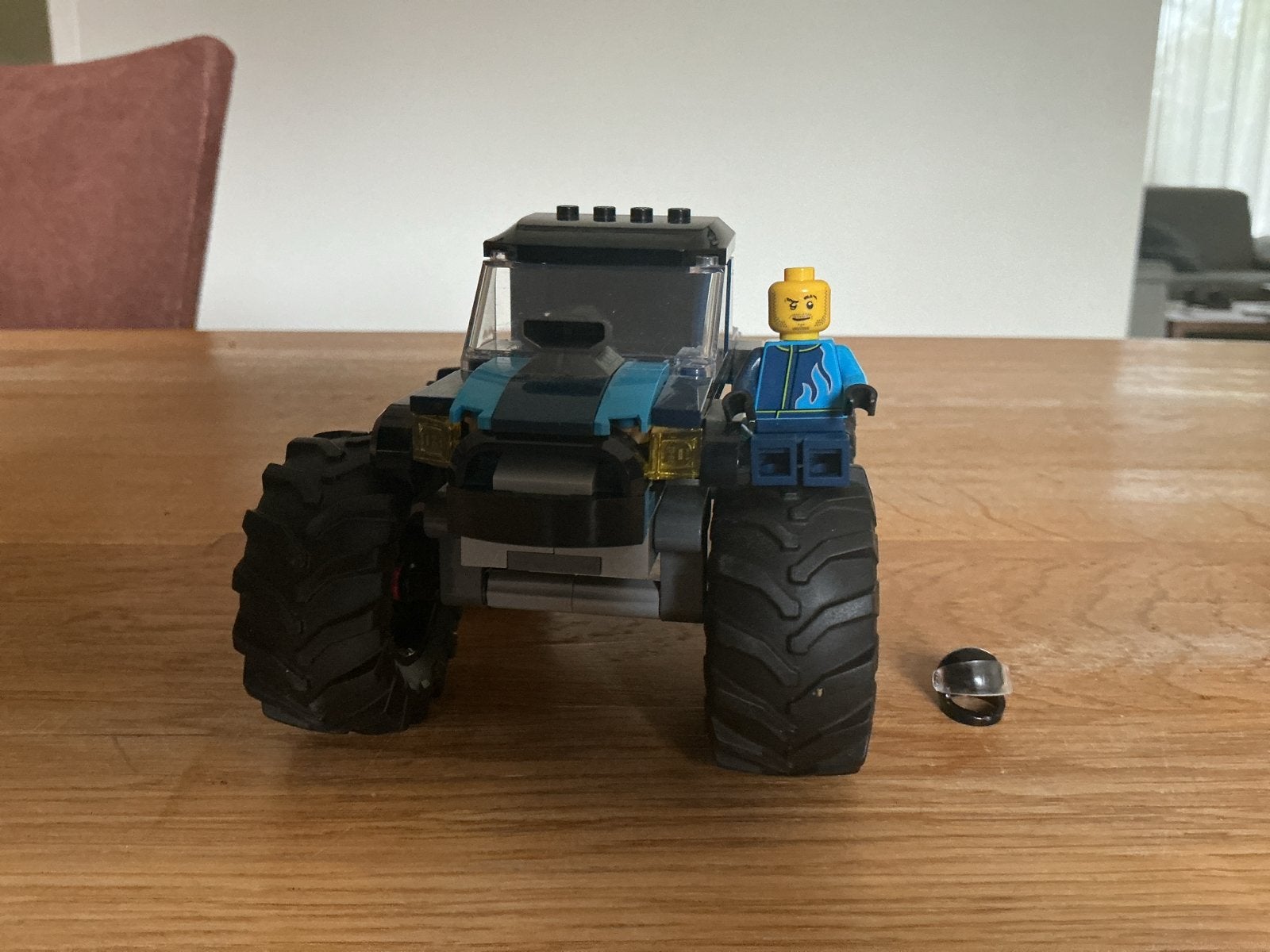 Lego city blauwe monsertruck, Kinderen en Baby's, Speelgoed | Duplo en Lego, Lego, Ophalen of Verzenden, Compleet, Complete set