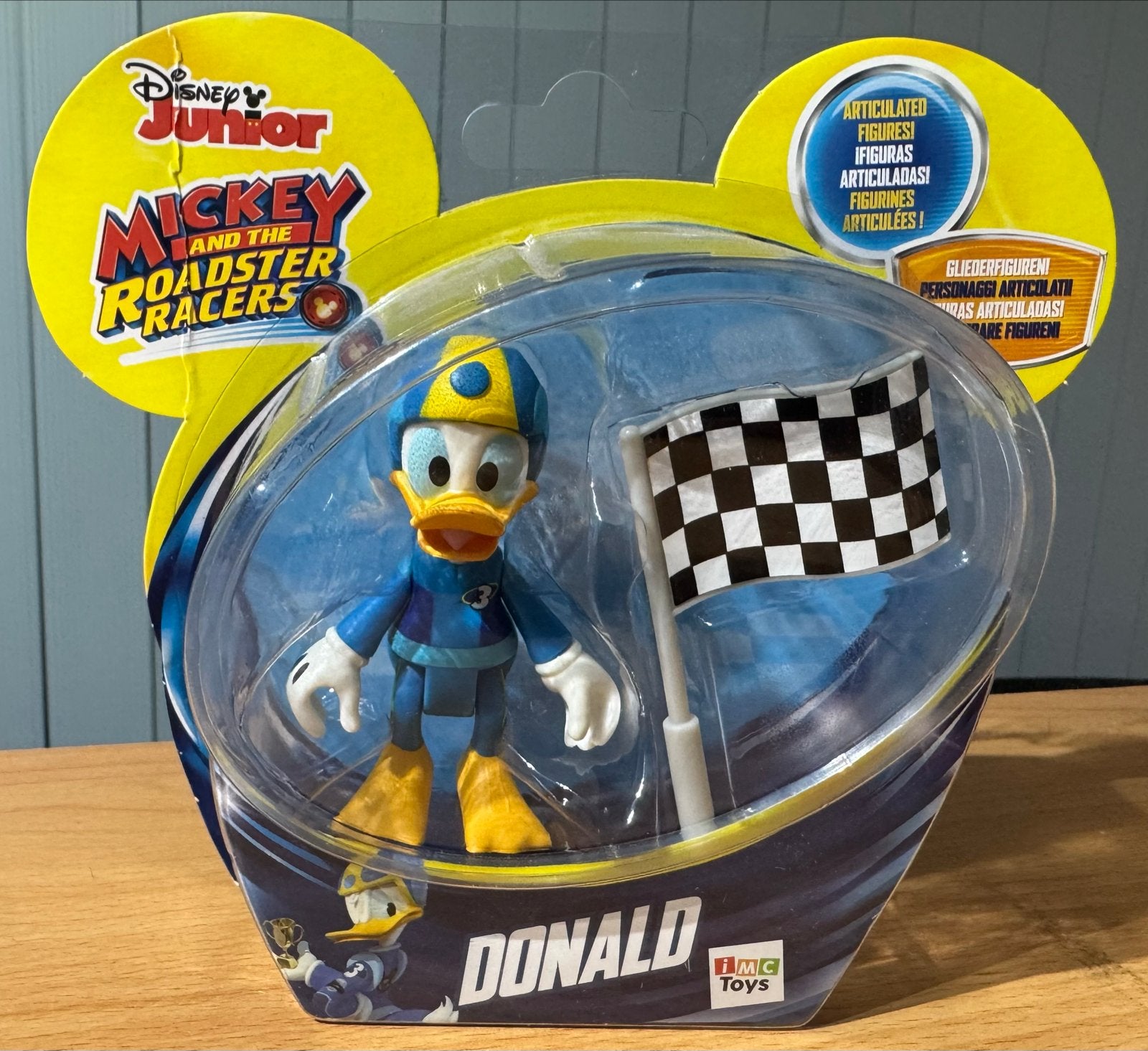 Donald Duck actiefiguur Disney Junior Mickey Roadster Racers, Ophalen of Verzenden, Nieuw