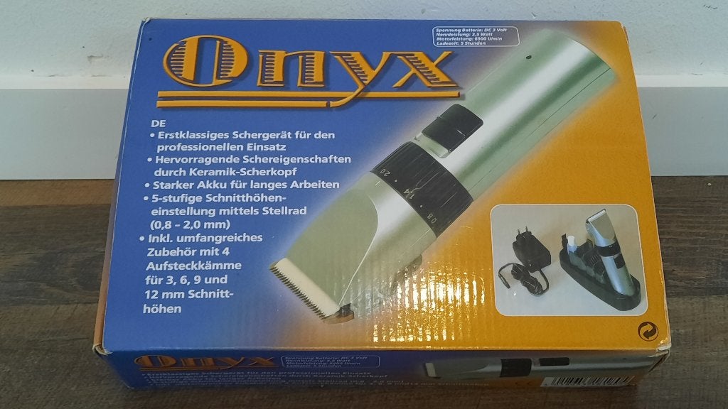MM Tool Kerbl Onyx Draadloze Tondeuse, haarverzorging, Ophalen of Verzenden, Gebruikt, Tondeuse