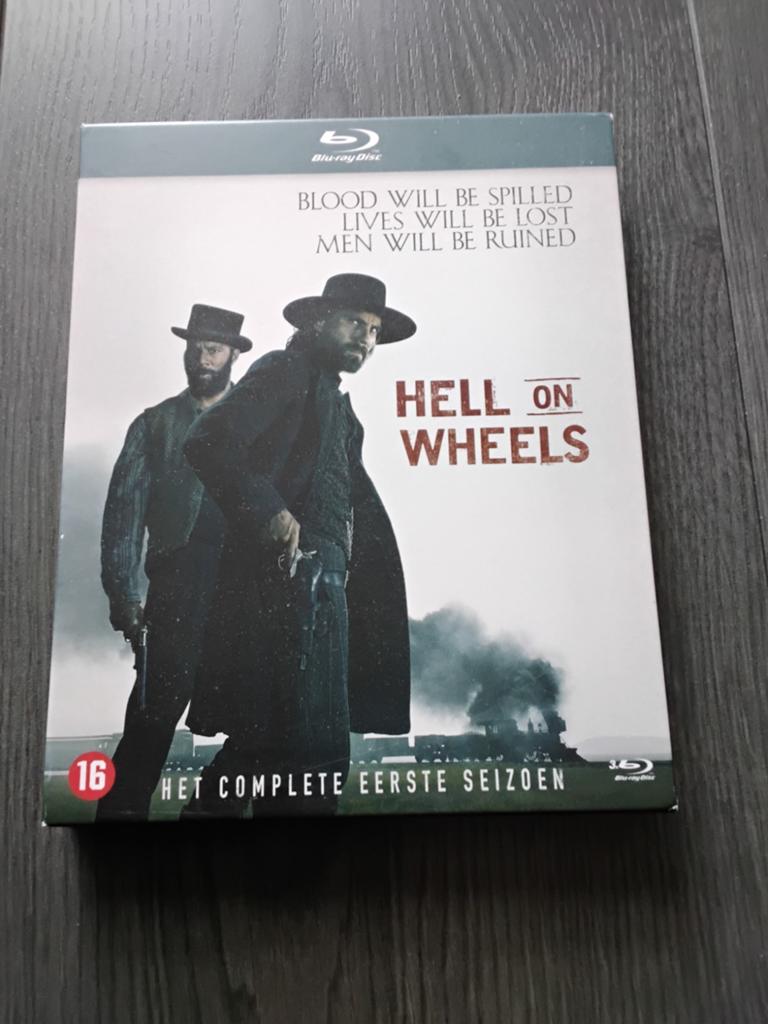 Hell on Wheels Seizoen 1 Blu-ray - Western Drama, Ophalen of Verzenden, Zo goed als nieuw, Tv en Series