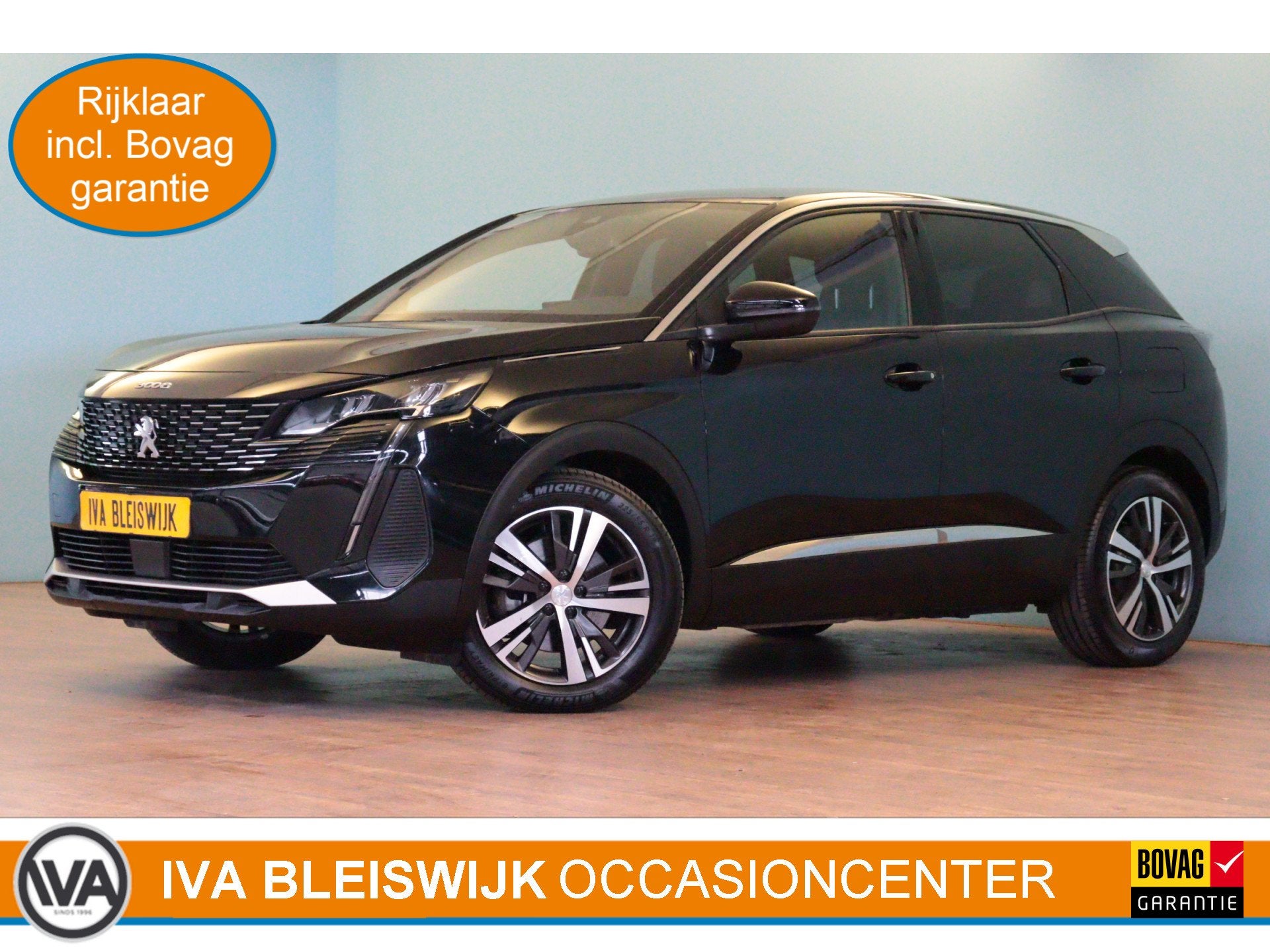Peugeot 3008 1.6 HYbrid 225 Active Pack Business | NAVI / AP, Auto's, Euro 6, 179 pk, Zwart, Plug-in hybride