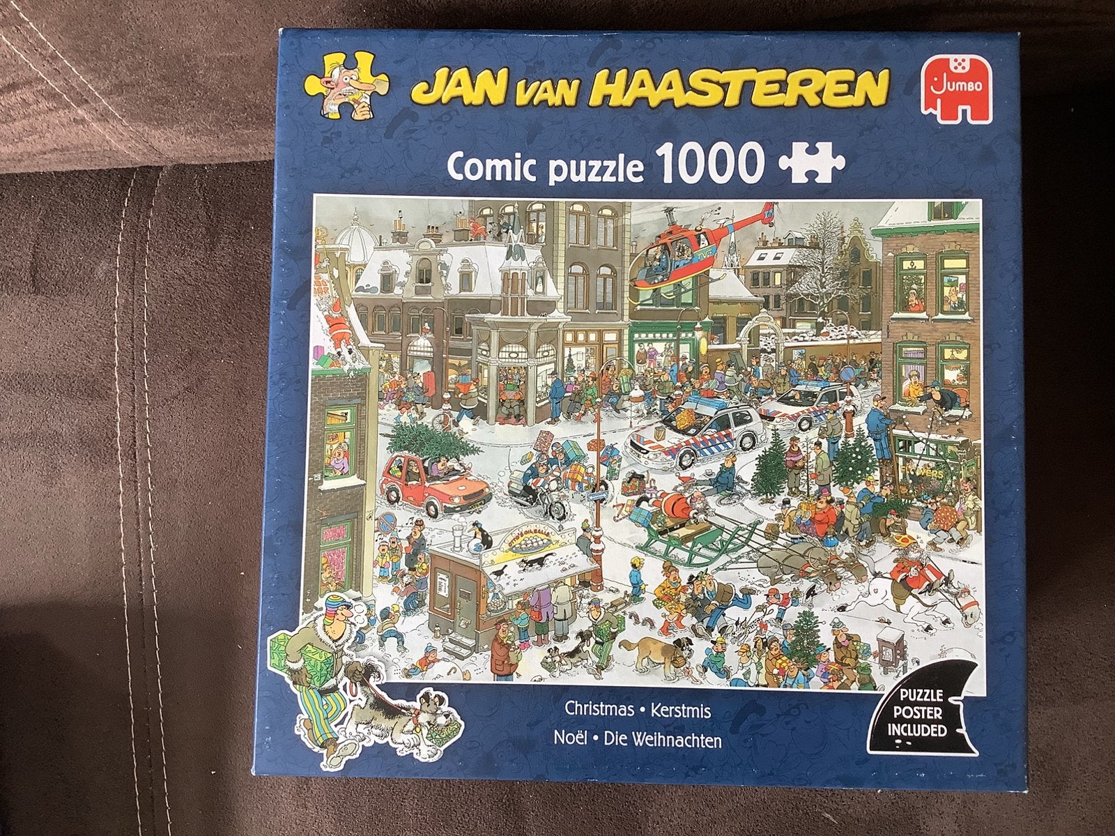 Vanhaasteren Sint en kerst 1000 stukjes, Ophalen of Verzenden, 500 t/m 1500 stukjes, Zo goed als nieuw