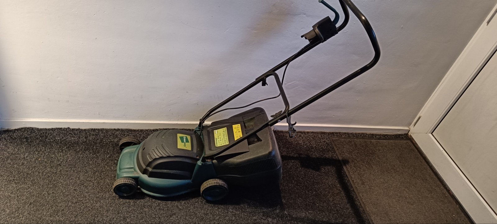 Te Koop electrische grasmaaier., Ophalen, Gebruikt, Greenway