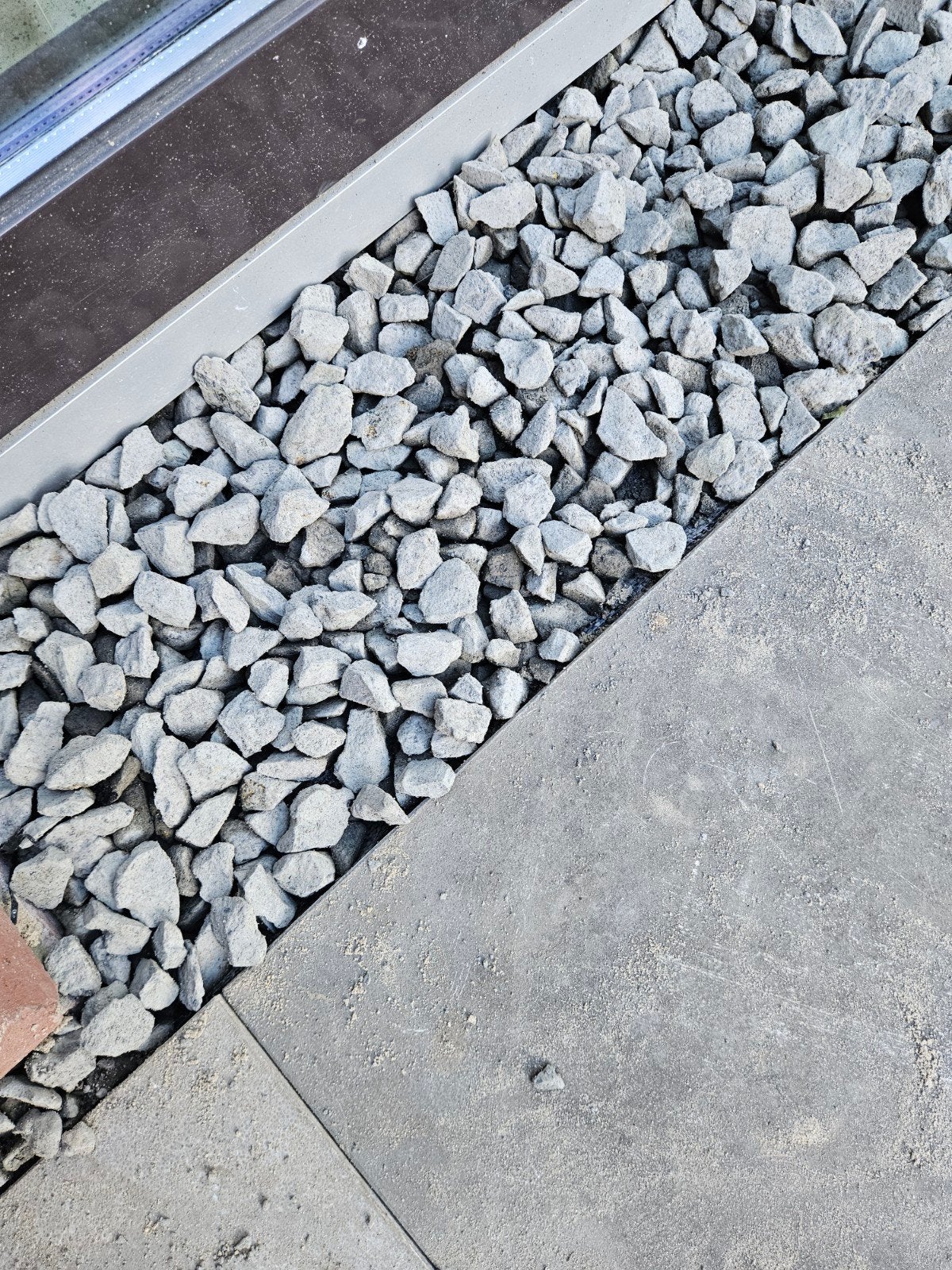 Grijze split voor tuin of oprit, inclusief grindmatten, Ophalen, Overige materialen, Gebruikt, Split