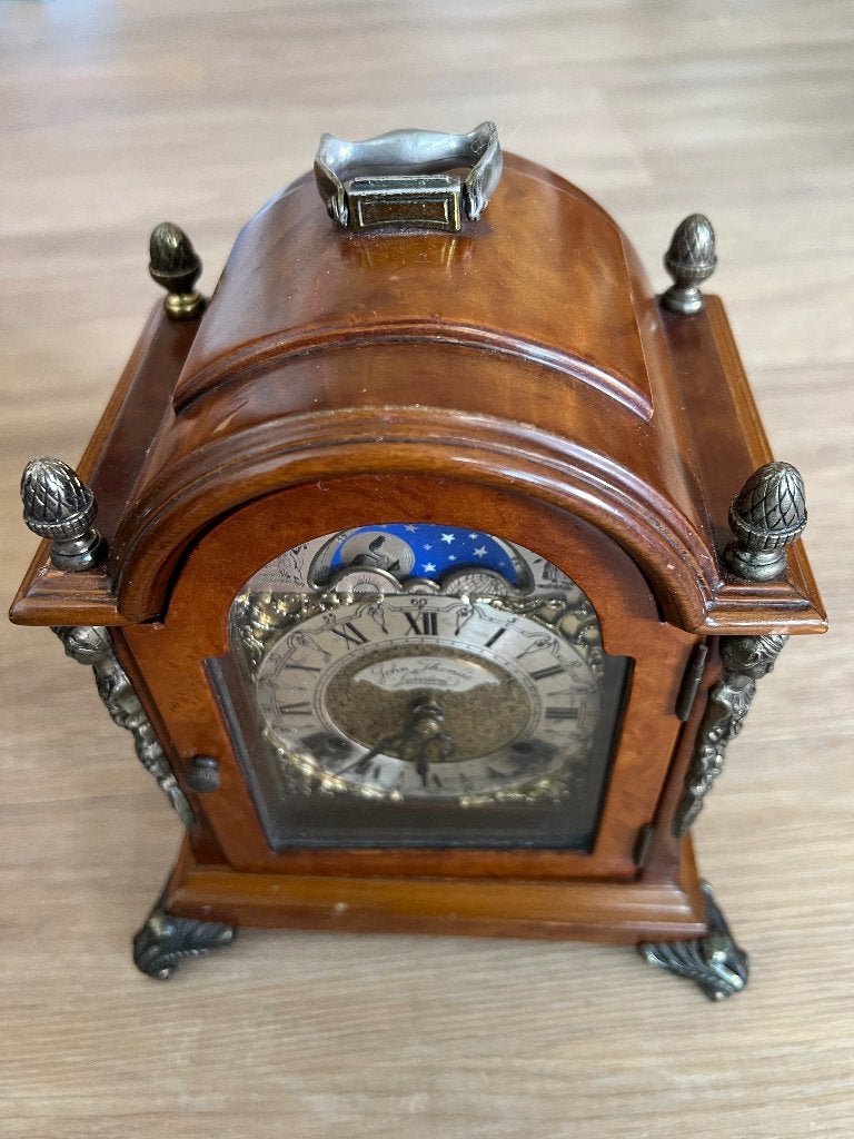 Engelse tafelklok A.J.Brouwer Utrecht, Ophalen of Verzenden