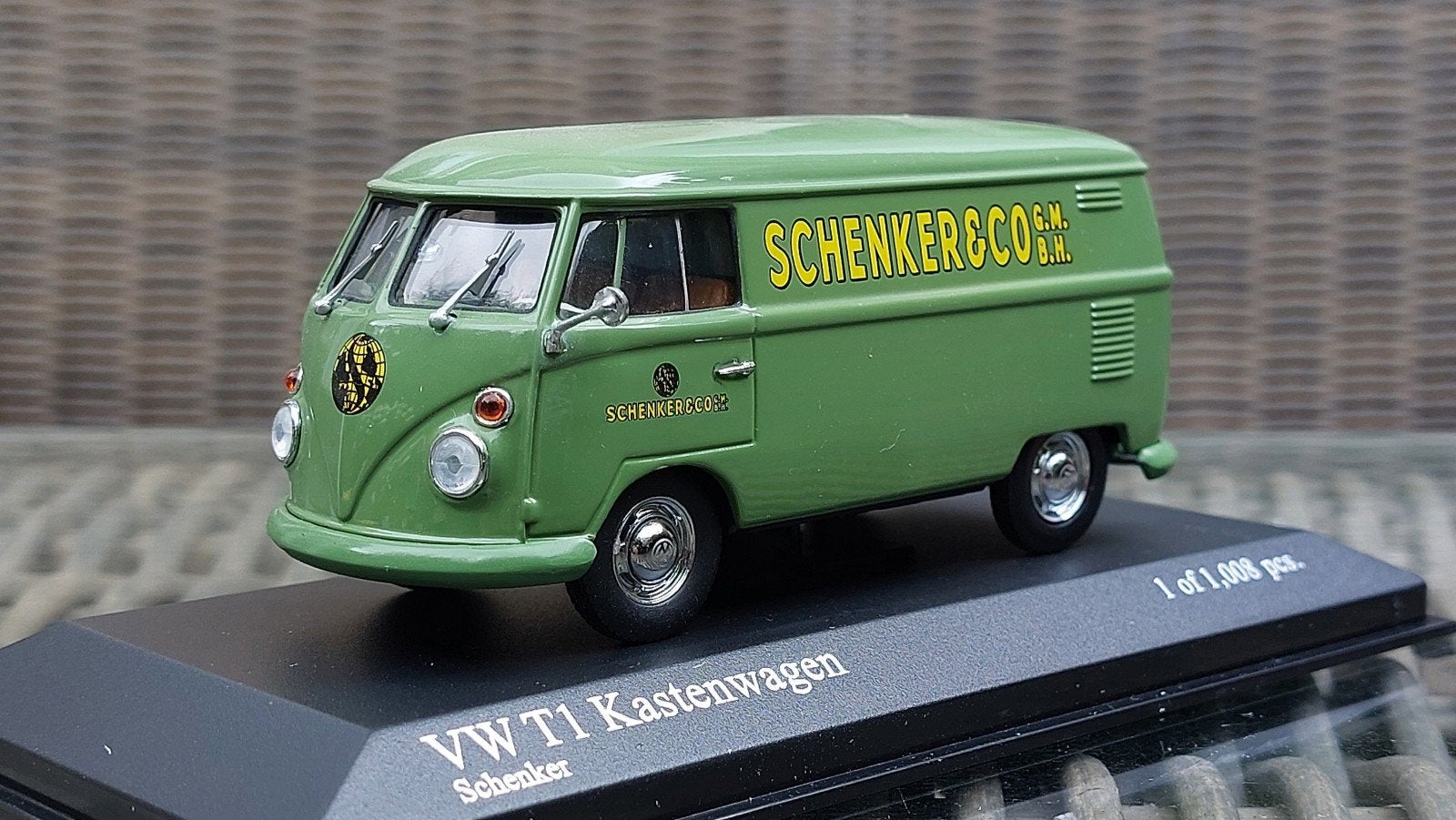 Minichamps VW T1 Schenker, Ophalen of Verzenden, Auto, MiniChamps