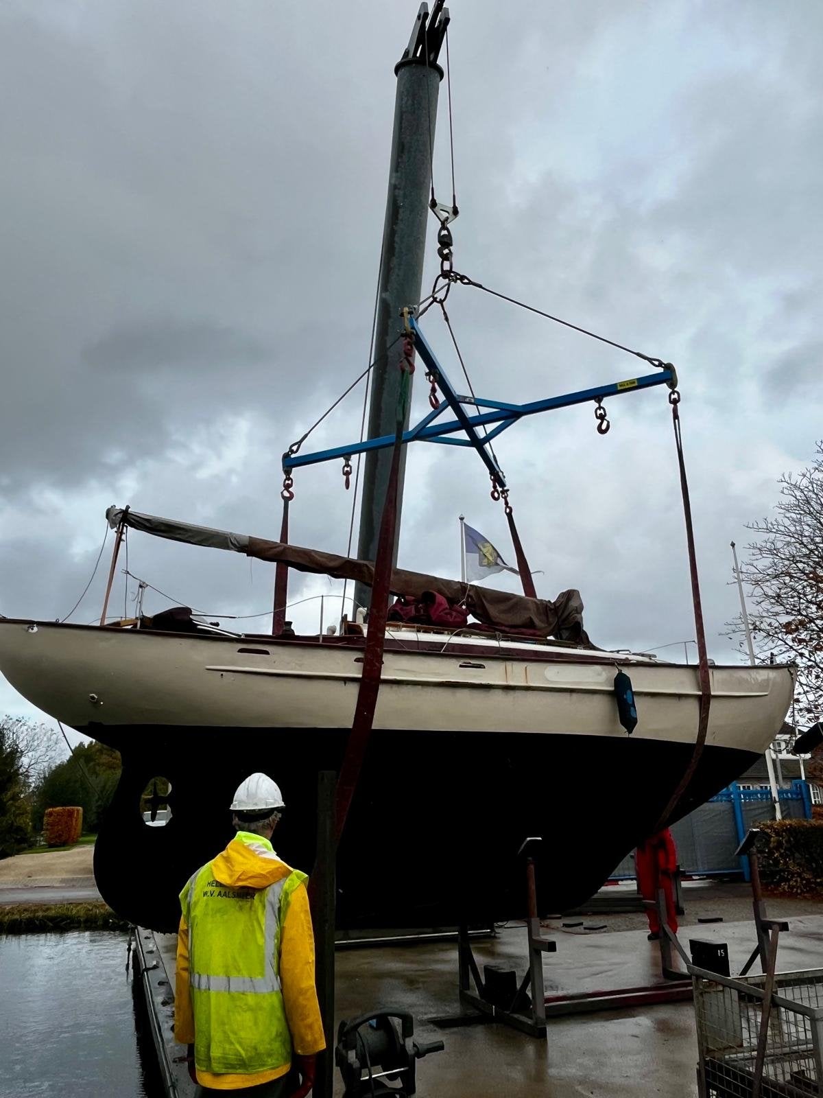 Klassieke Zeilboot, 9 m, Gebruikt, Binnenboordmotor, 140 cm
