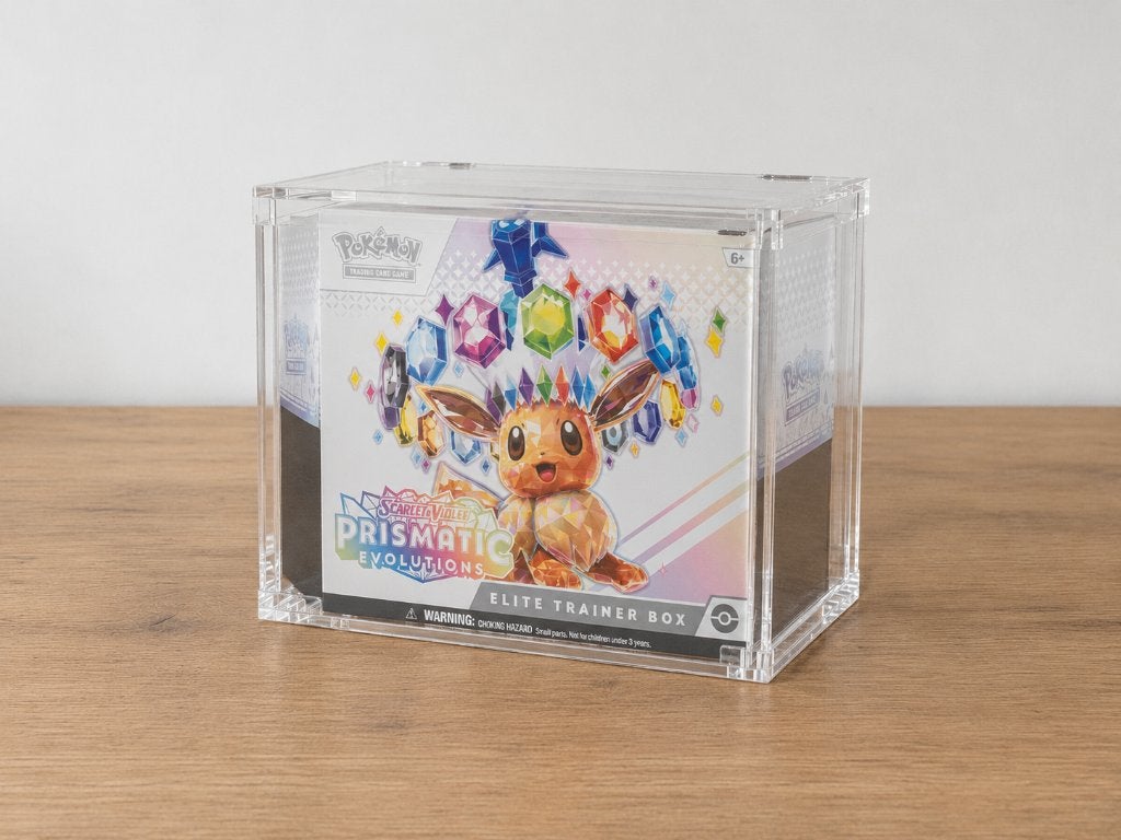 Pokémon ETB Acryl Case – Elite Trainer Box, Ophalen of Verzenden, Nieuw, Boosterbox