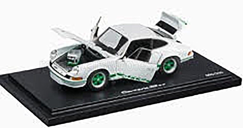 Spark 1:18 Porsche 911 2.7 Carrera RS 1972 White/Green, Ophalen of Verzenden, Nieuw, Auto, Overige merken