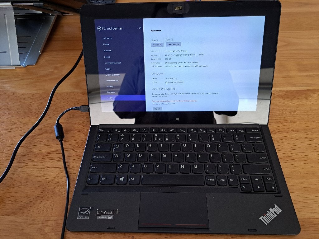 Lenovo ThinkPad Helix Ultrabook, Computers en Software, Windows Laptops, Gebruikt, HDD, Qwerty, Lenovo Thinkpad.