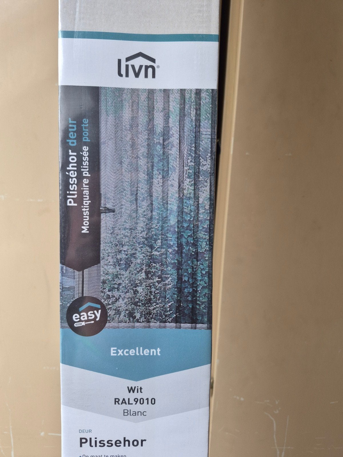 Nieuw,,  Livn Plissehor 96x200cm., Ophalen, Wit