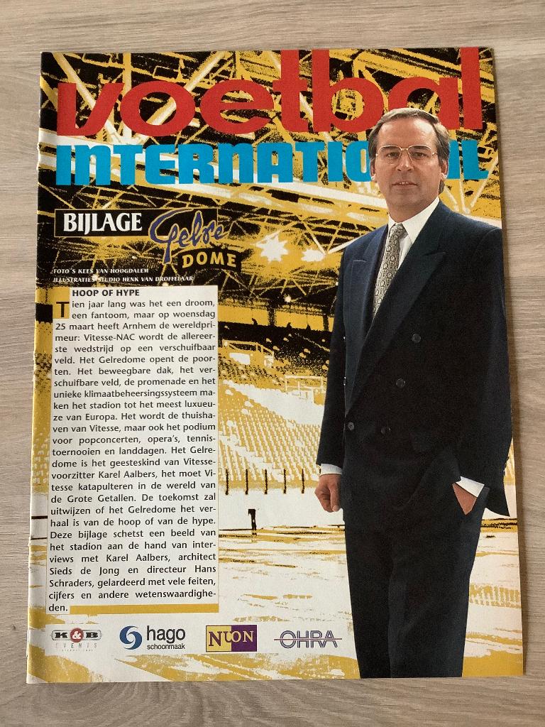 Bijlage VI van GelreDome van Vitesse Arnhem, Ophalen of Verzenden, Zo goed als nieuw, Vitesse, Boek of Tijdschrift