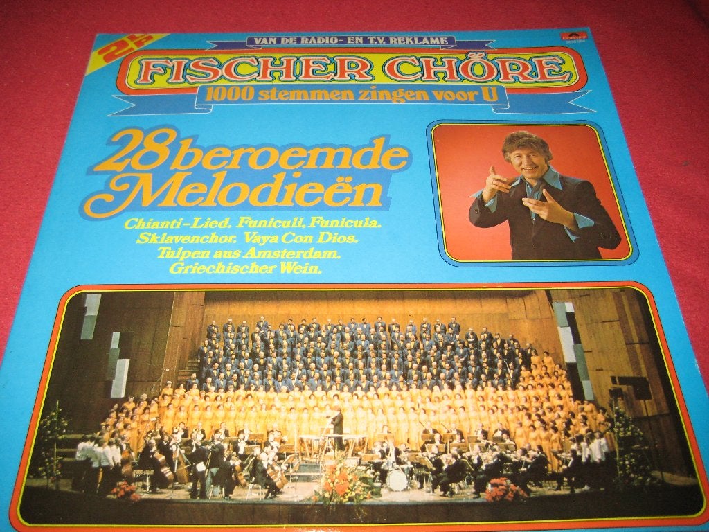 2 LPS, Fischer Chöre: 28 beroemde melodieen (NO87), Cd's en Dvd's, Ophalen of Verzenden, Zo goed als nieuw, LP