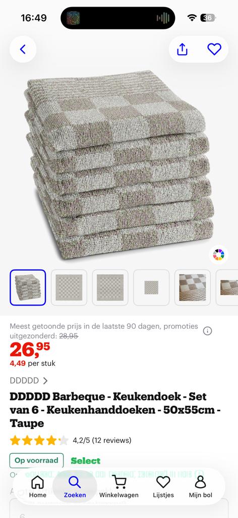 DDDDD - 6x roze handdoeken, Ophalen of Verzenden, Nieuw, Roze, Handdoek