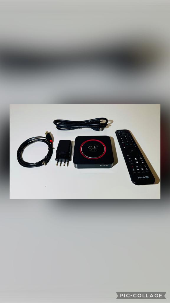 Amiko A9Z Red IPTV Set Top Box, Ophalen of Verzenden, Zo goed als nieuw, HDMI, Minder dan 500 GB