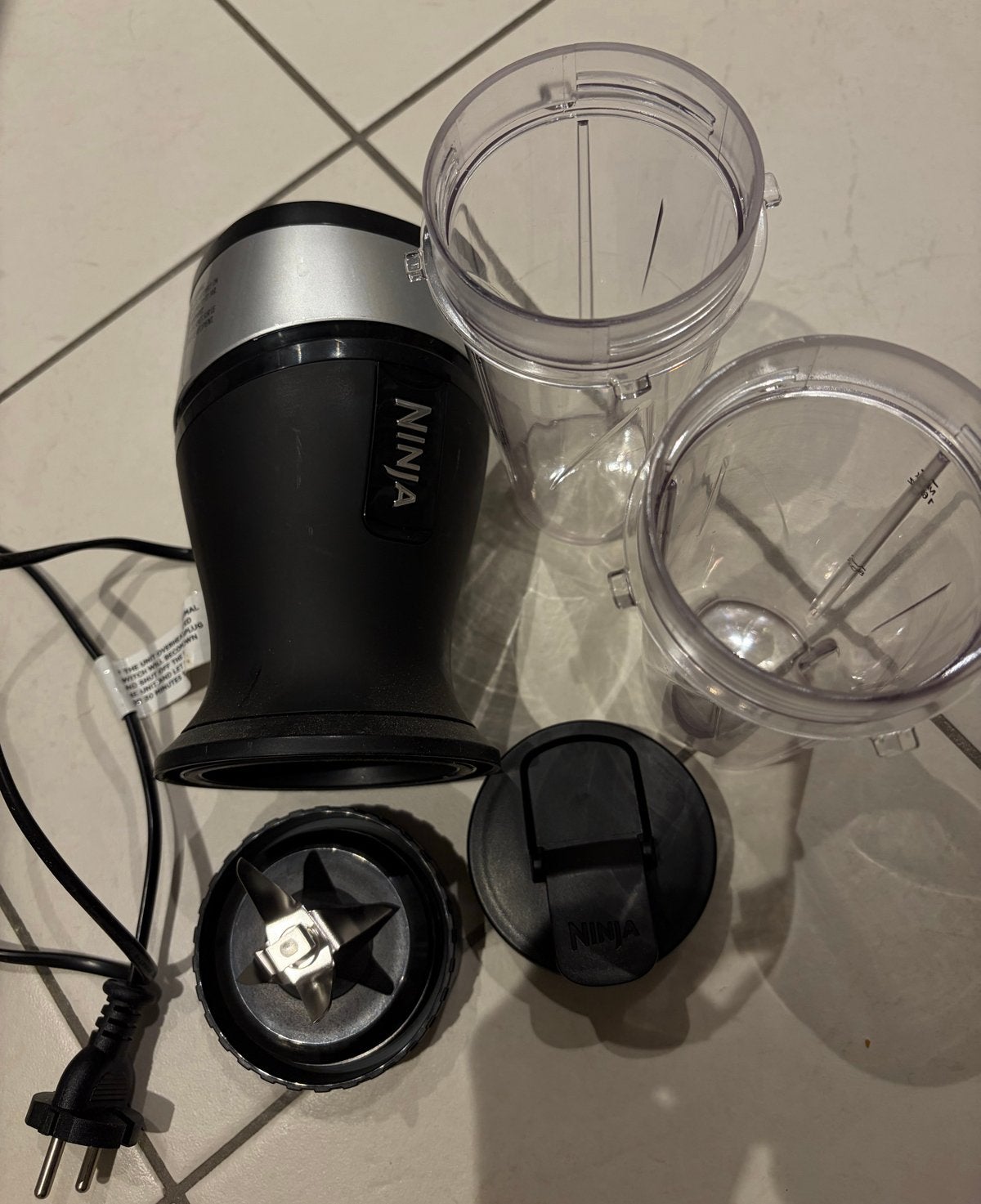Ninja Smoothie Maker / mixer QB3001EUS - Compacte Blender, Ophalen, Zo goed als nieuw, Blender to go