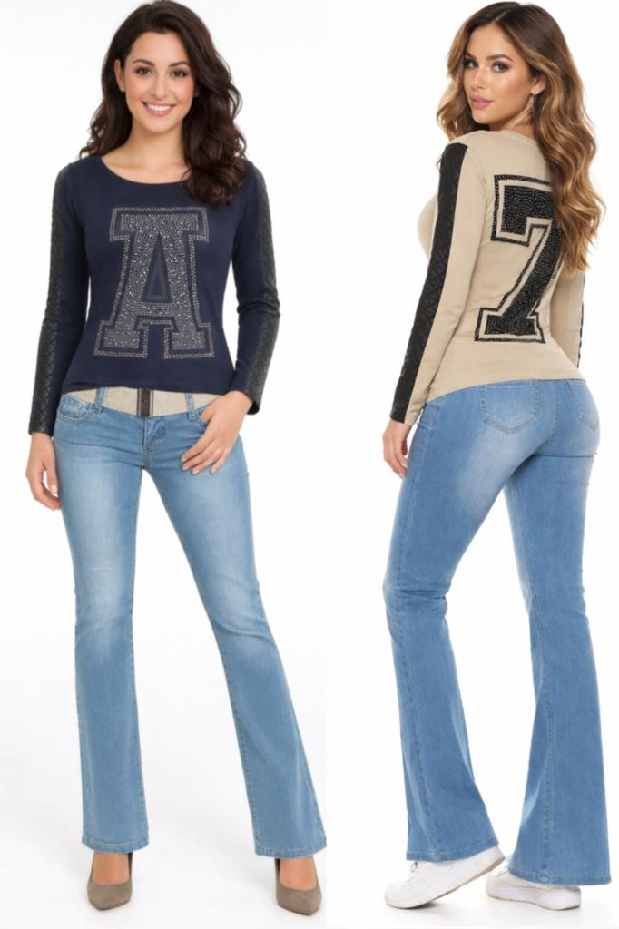 NIEUW LowCut uitlopende Jeans, maat 38 kleur: lichtblauw, Blauw, Nieuw, Ophalen of Verzenden, W30 - W32 (confectie 38/40)