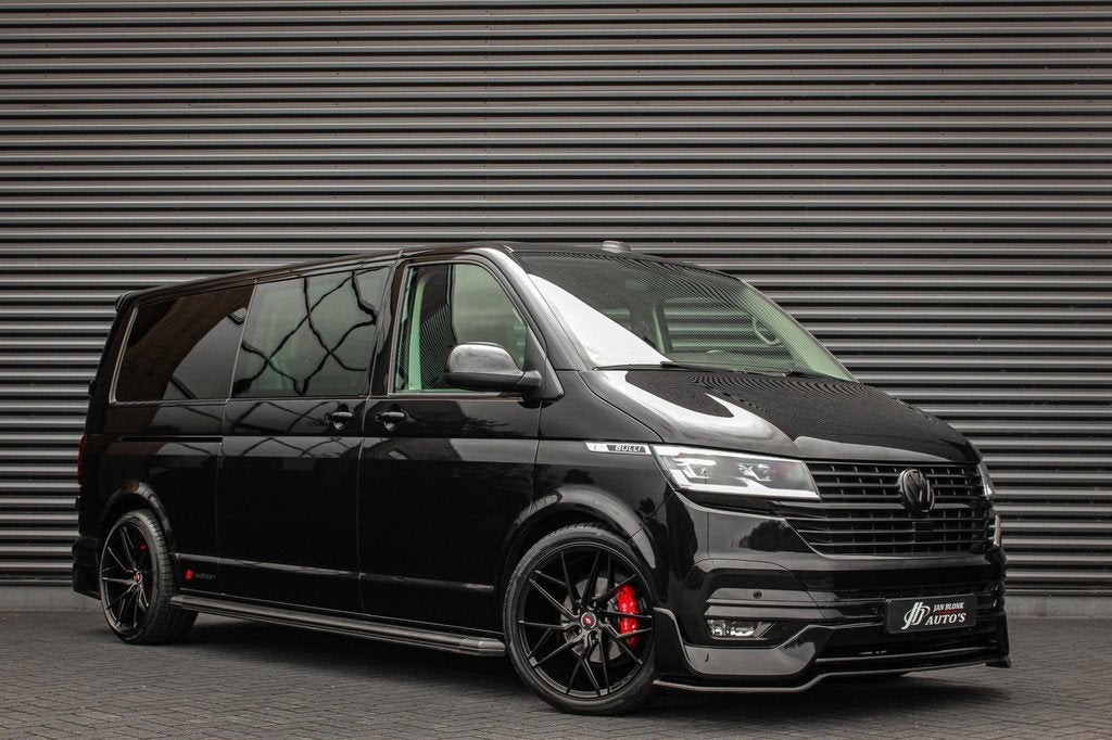 Volkswagen Transporter 2.0 TDI L2H1 150PK BULLI DC DUBBEL CA, 4 cilinders, 150 pk, Volkswagen, Zwart