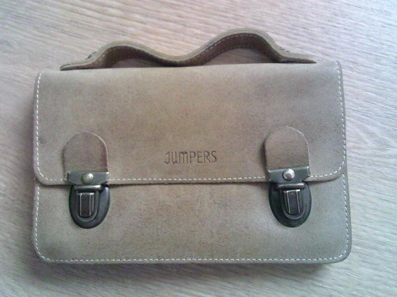 JUMPERS klein riemtasje portemonnee met metalen sluiters, Sieraden, Tassen en Uiterlijk, Overige merken, Gebruikt, Overige kleuren
