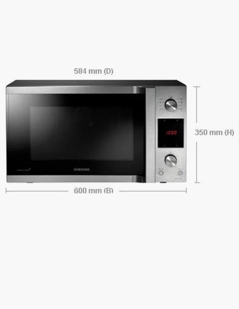 SAMSUNG Combimagnetron vrijstaand 45 liter RVC MC455TERCSR, Ophalen, Zo goed als nieuw, Minder dan 45 cm