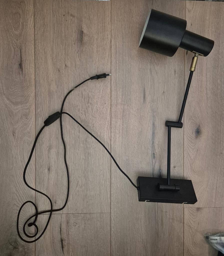 Wandlamp zwart, Ophalen, Zo goed als nieuw, Metaal