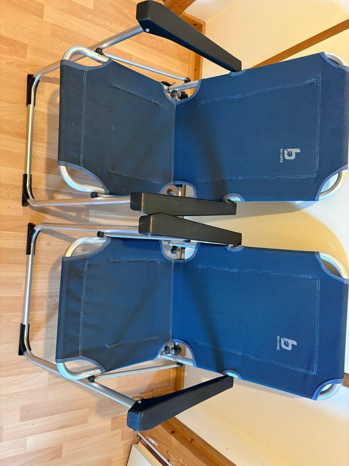 2x Bo-Camp Campingstoelen - Compact en Comfortabel, Caravans en Kamperen, Ophalen, Gebruikt, Campingstoel