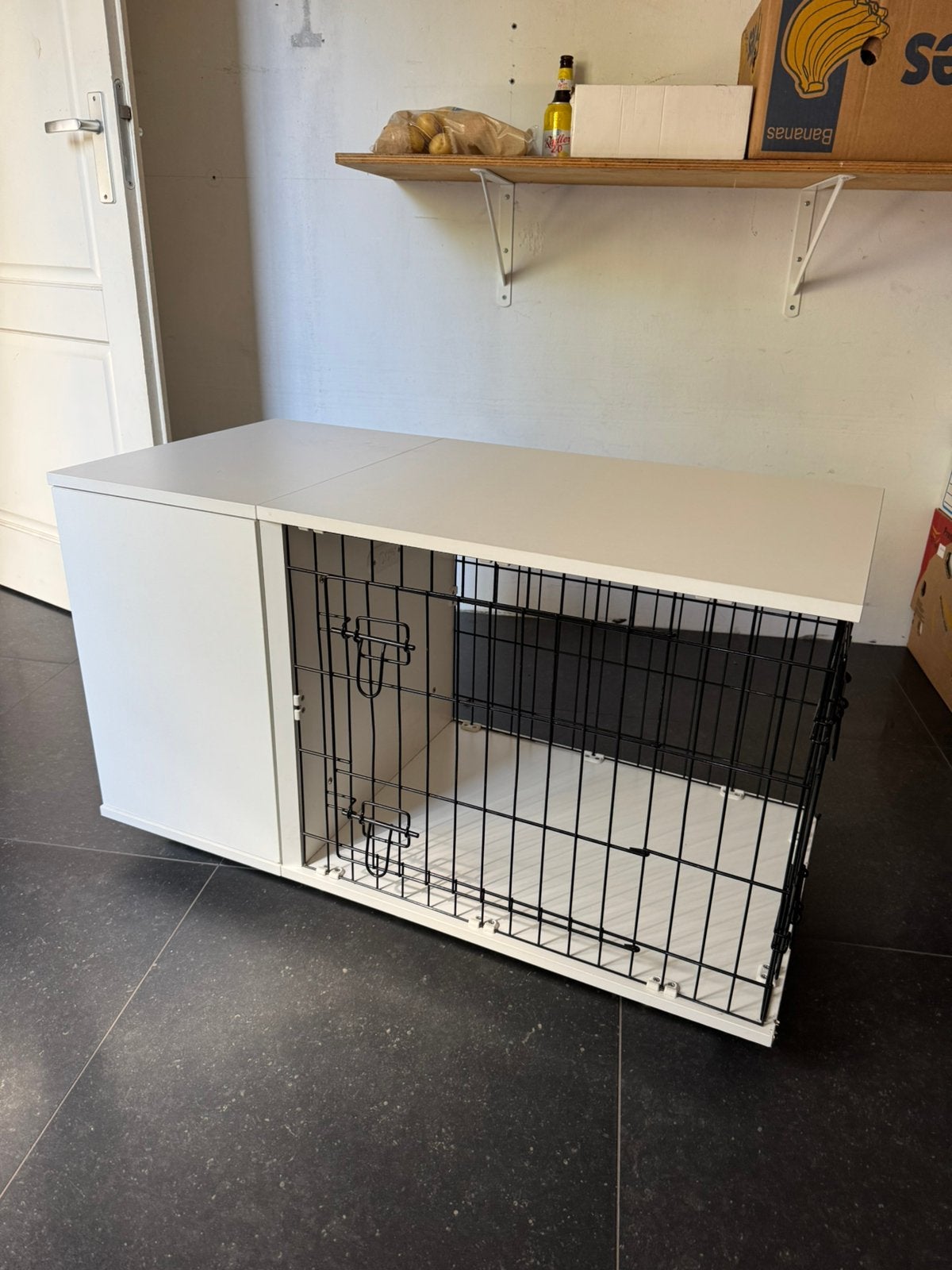 Bench met kast, Dieren en Toebehoren, Ophalen, Gebruikt