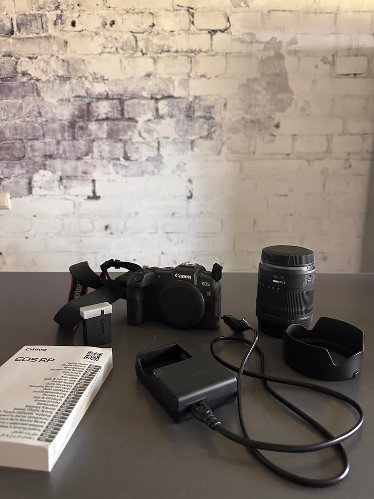 Canon EOS RP met RF 24-105mm F4-7.1 IS STM Kit, Audio, Tv en Foto, Fotocamera's Digitaal, Ophalen, Gebruikt, Spiegelreflex, Canon