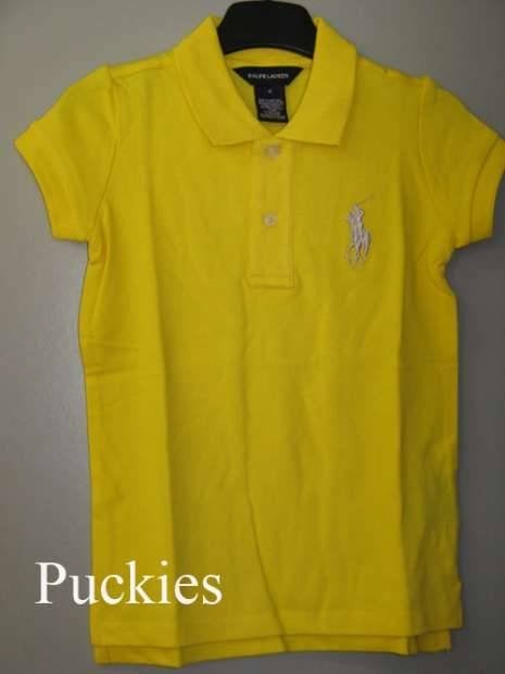 Gele meisjes Ralph Lauren Big Pony polo maat 104 *NIEUW*, Meisje, Nieuw, Ophalen of Verzenden, Shirt of Longsleeve