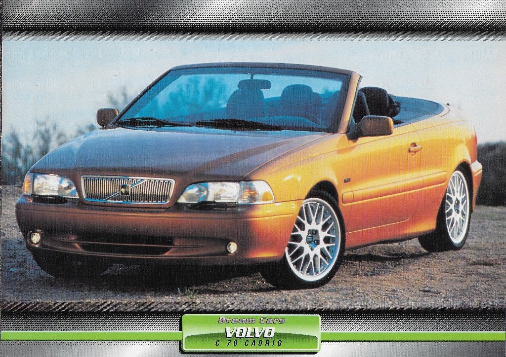 so - Foto dreamcars: Volvo C 70 Cabrio, 1980 tot heden, Foto, Ophalen of Verzenden, Zo goed als nieuw