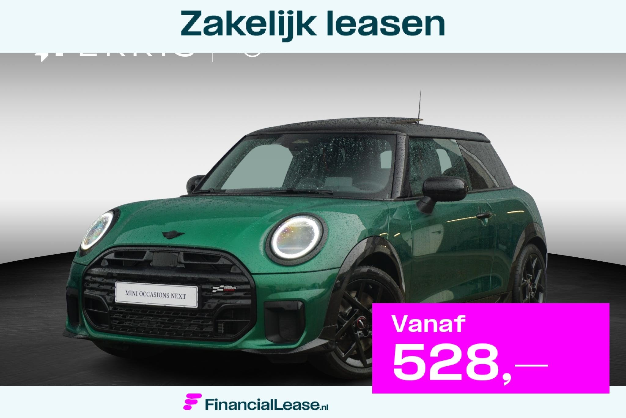MINI 3-Deurs Cooper C John Cooper Works Uitvoering | Pakket, Gebruikt, 156 pk, Met garantie (alle), 4 stoelen