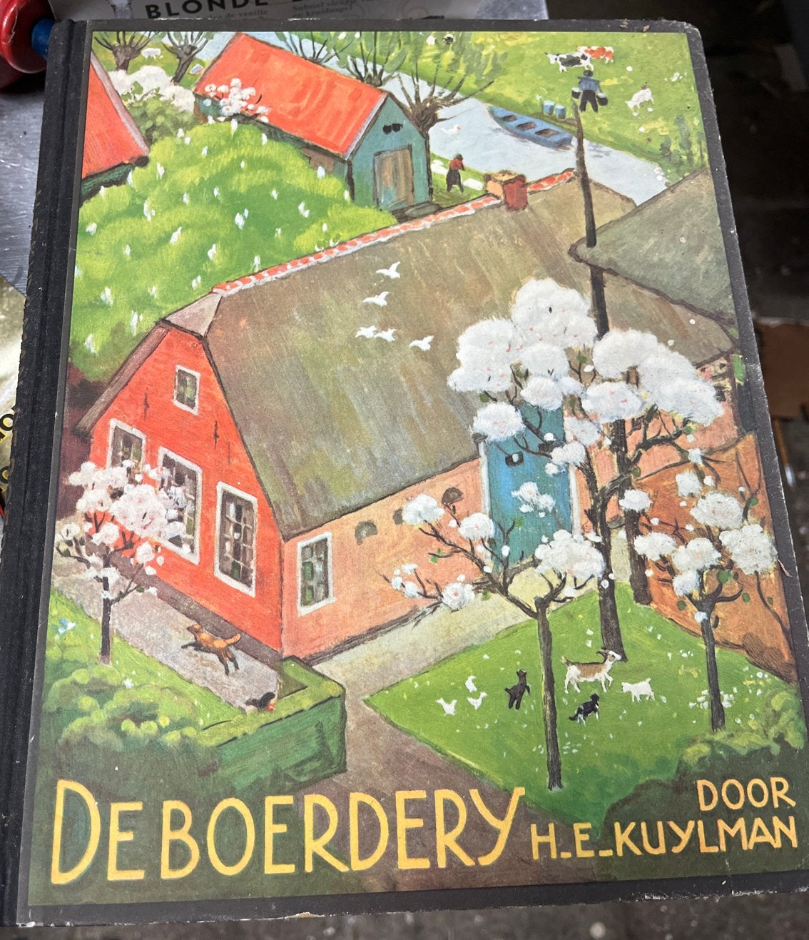 De Boerderij - H.E. Kuylman - Verkade Plaatjesalbum 1936, Ophalen of Verzenden, Gelezen, Plaatjesalbum