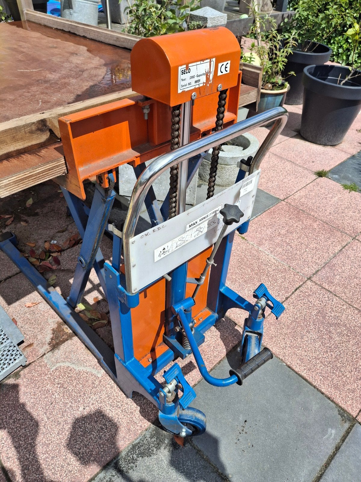 Zeer nette Selco pelletstapelaar - Max 500kg, Ophalen, Stapelaar, Tot 1000 kg, Selco
