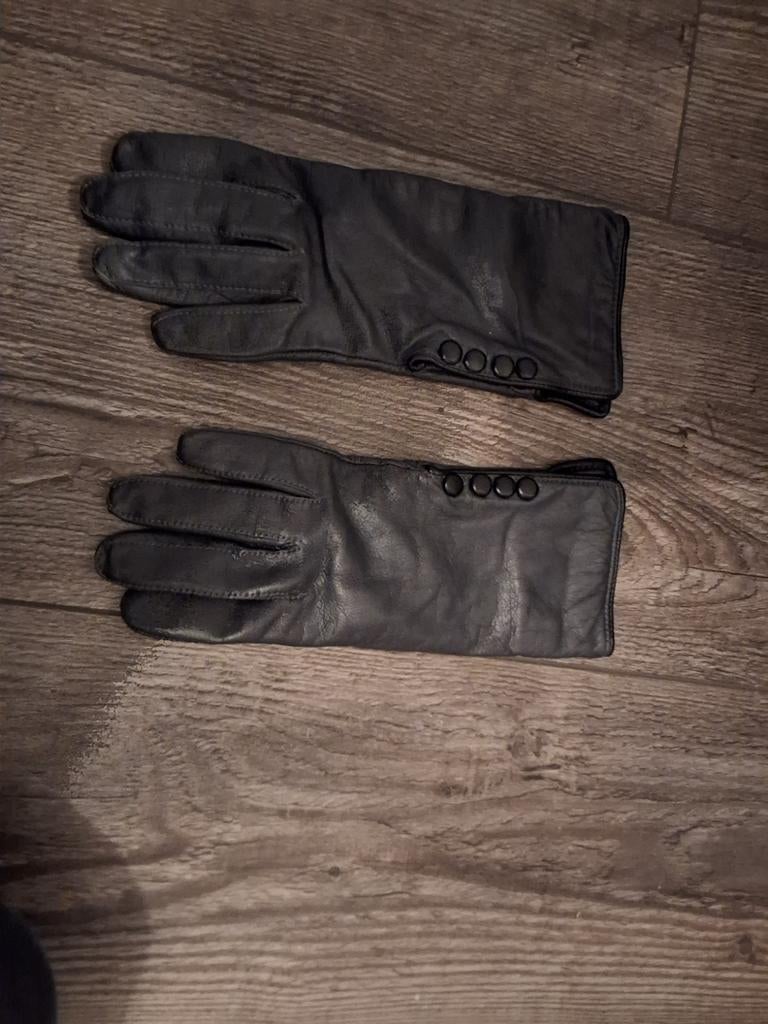 kalfsleren handschoenen mt7 zwart binnenvoering Laimbock, Kleding | Dames, Mutsen, Sjaals en Handschoenen, Laimbock, Ophalen of Verzenden