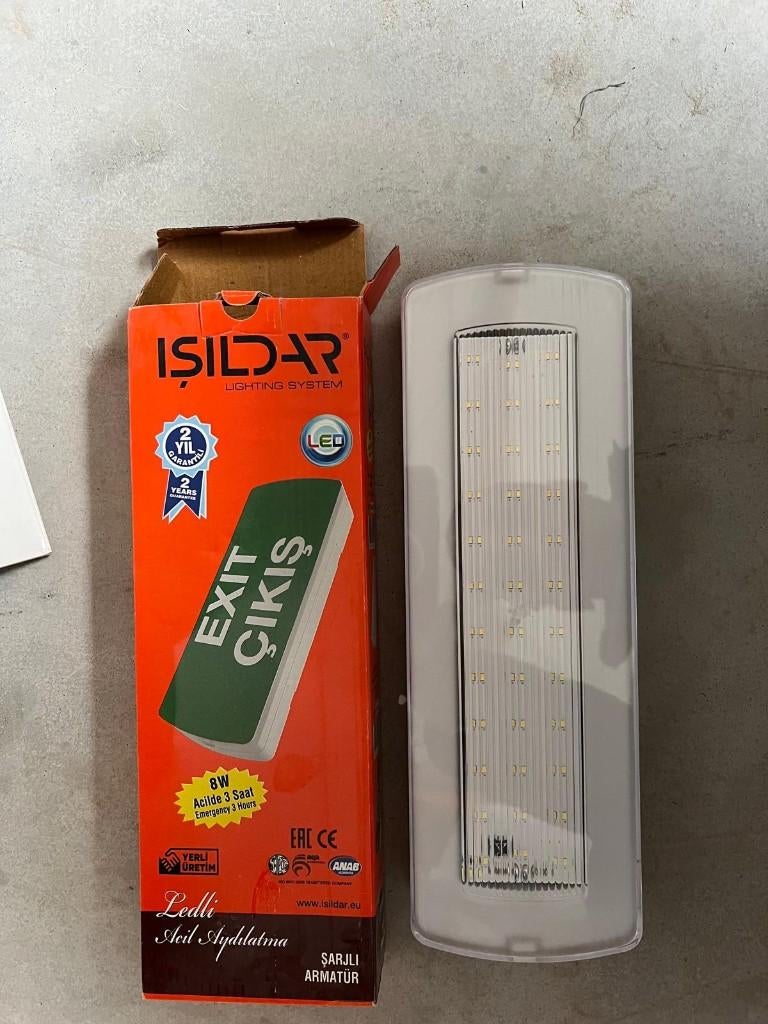 LED Noodverlichting / Exit lamp – Isildar, Ophalen, Led-lamp, Minder dan 30 watt, Nieuw