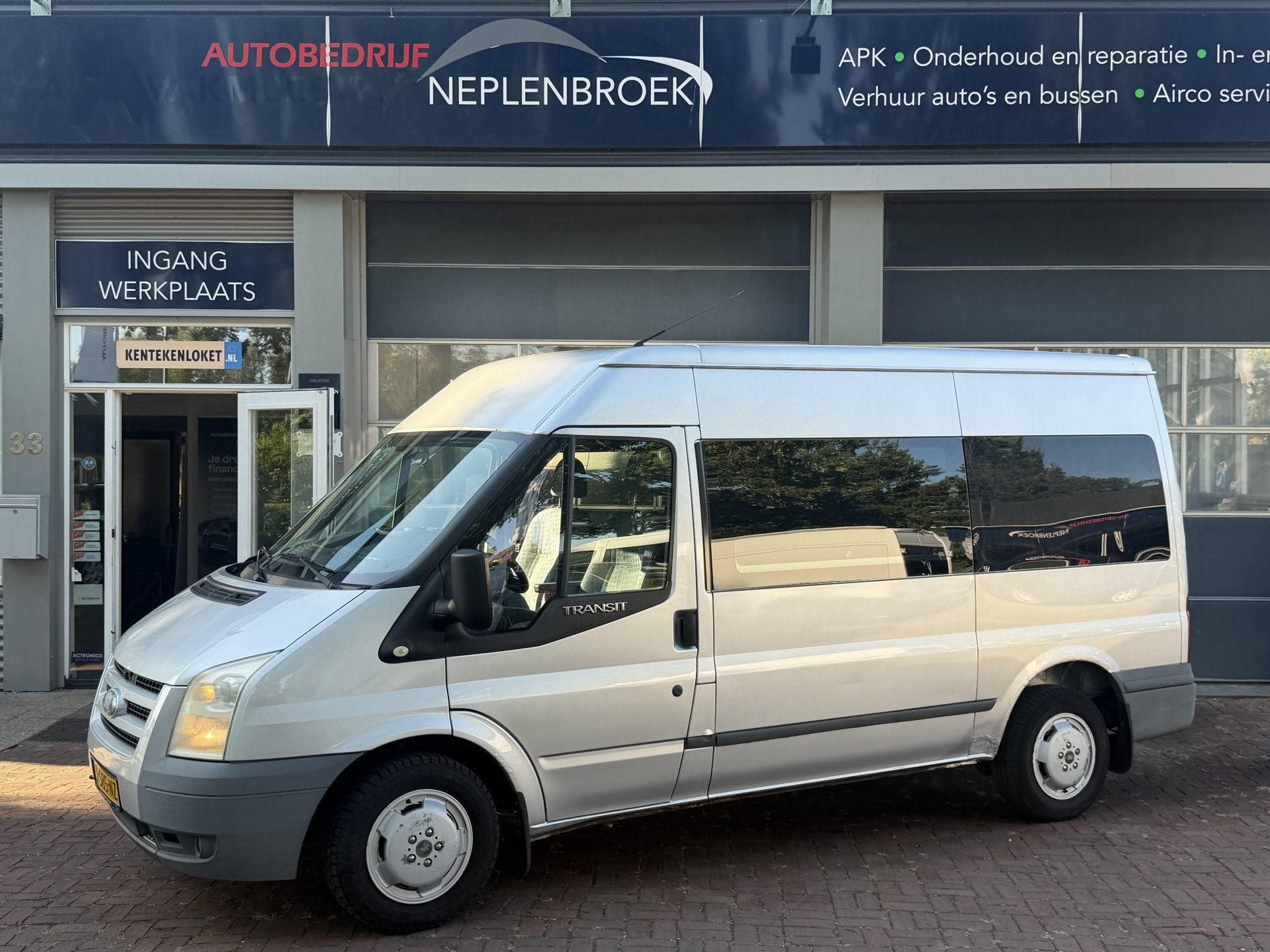 Ford Transit Rolstoelbus 300M 2.2 TDCI SHD DC Camera,Airco,C, Voorwielaandrijving, Dealer onderhouden, Stof, Gebruikt