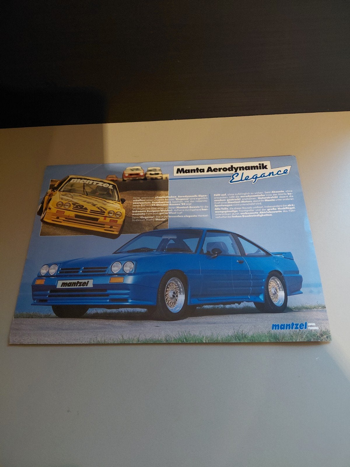 Manta Aerodynamik Elegance folder - Opel Mantzel, Ophalen of Verzenden, Gelezen, Opel, Mantzel