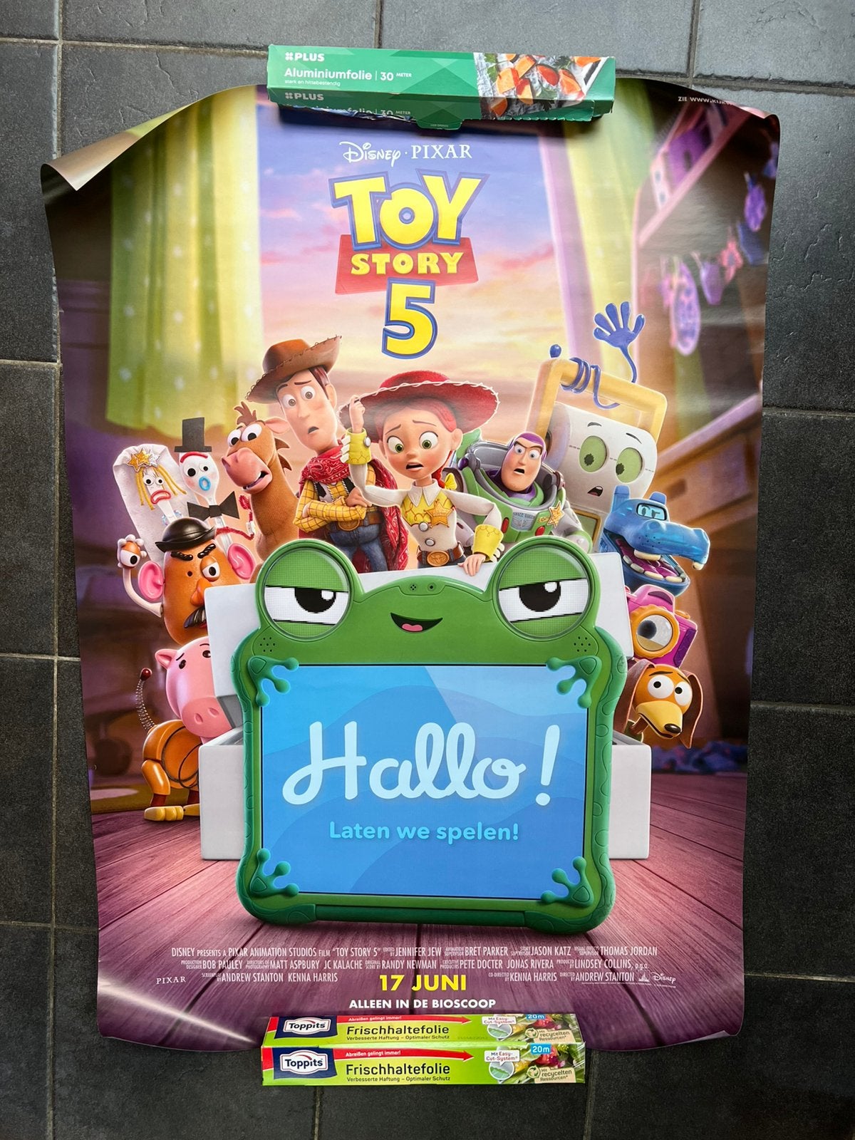 Toy Story 5 film poster, Ophalen of Verzenden, Nieuw, Deurposter of groter, Film en Tv