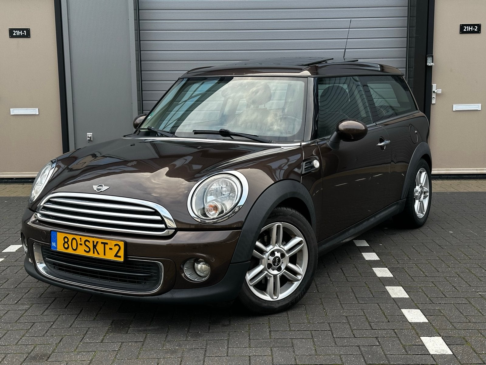 Mini Clubman 1.6 APK | Stoelverw. | Leder | Panoramadak, Auto's, Voorwielaandrijving, Clubman, 4 cilinders, Bruin