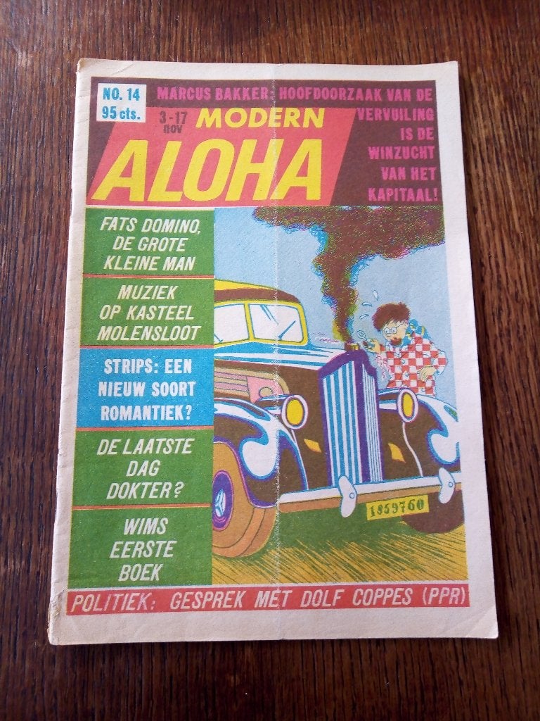 aloha nr.14 *1972* herman brood/piet schreuders strips, Ophalen of Verzenden, Gelezen, Muziek, Film of Tv