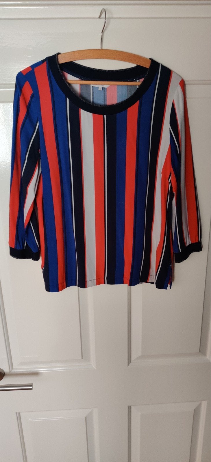 Gestreepte blouse Sandwich - maat 38 (3/4 mouwen), Maat 38/40 (M), Blauw, Ophalen of Verzenden, Zo goed als nieuw