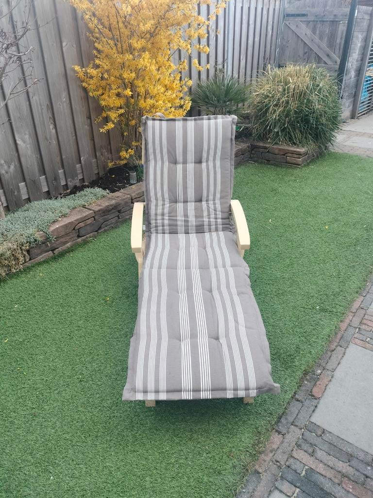 Heerlijk ligbed!, Tuin en Terras, Ligbedden, Ophalen, Gebruikt, Kunststof, Verstelbaar