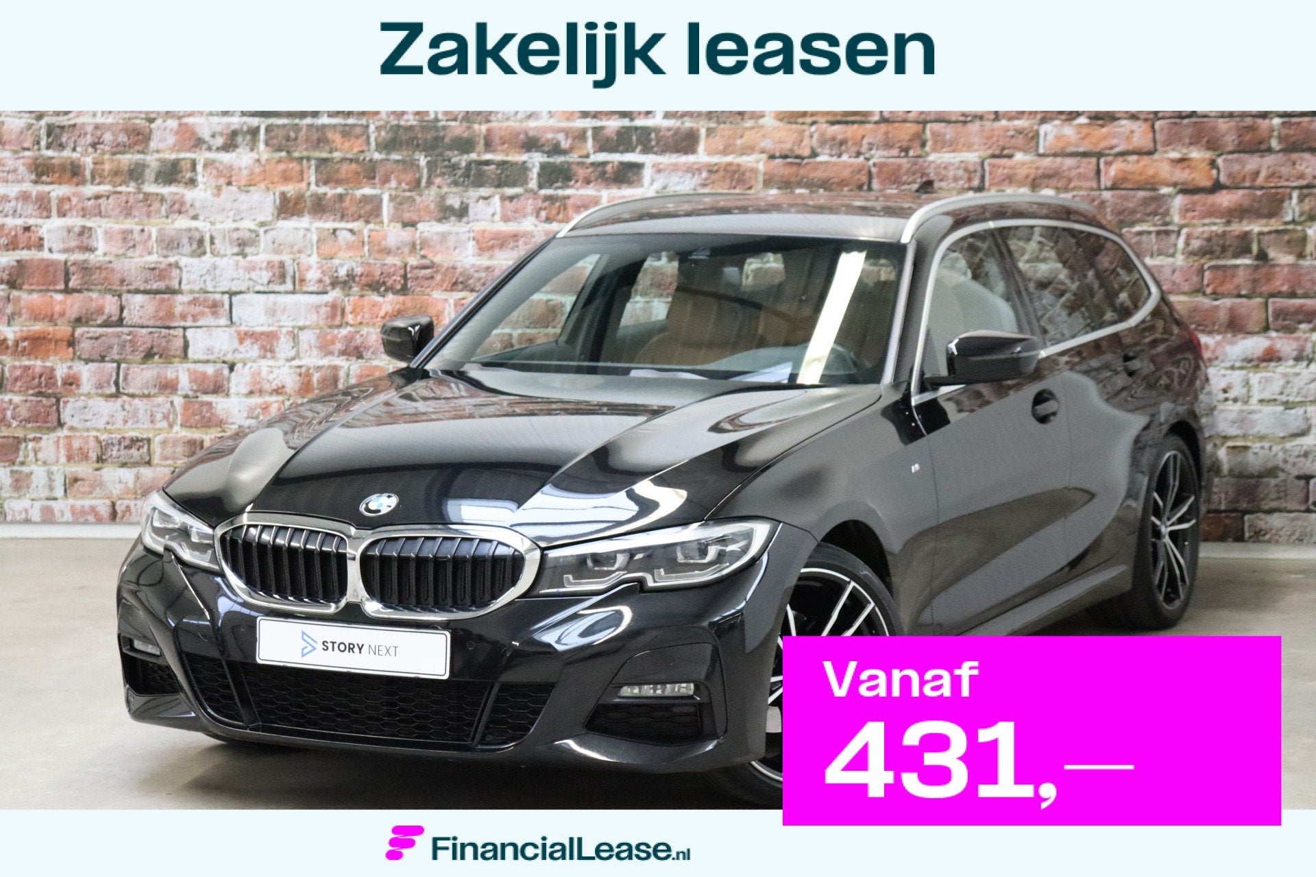 BMW 3 Serie Touring 320i High Executive M Sport Pakket Autom, Automaat, Achterwielaandrijving, Gebruikt, 4 cilinders