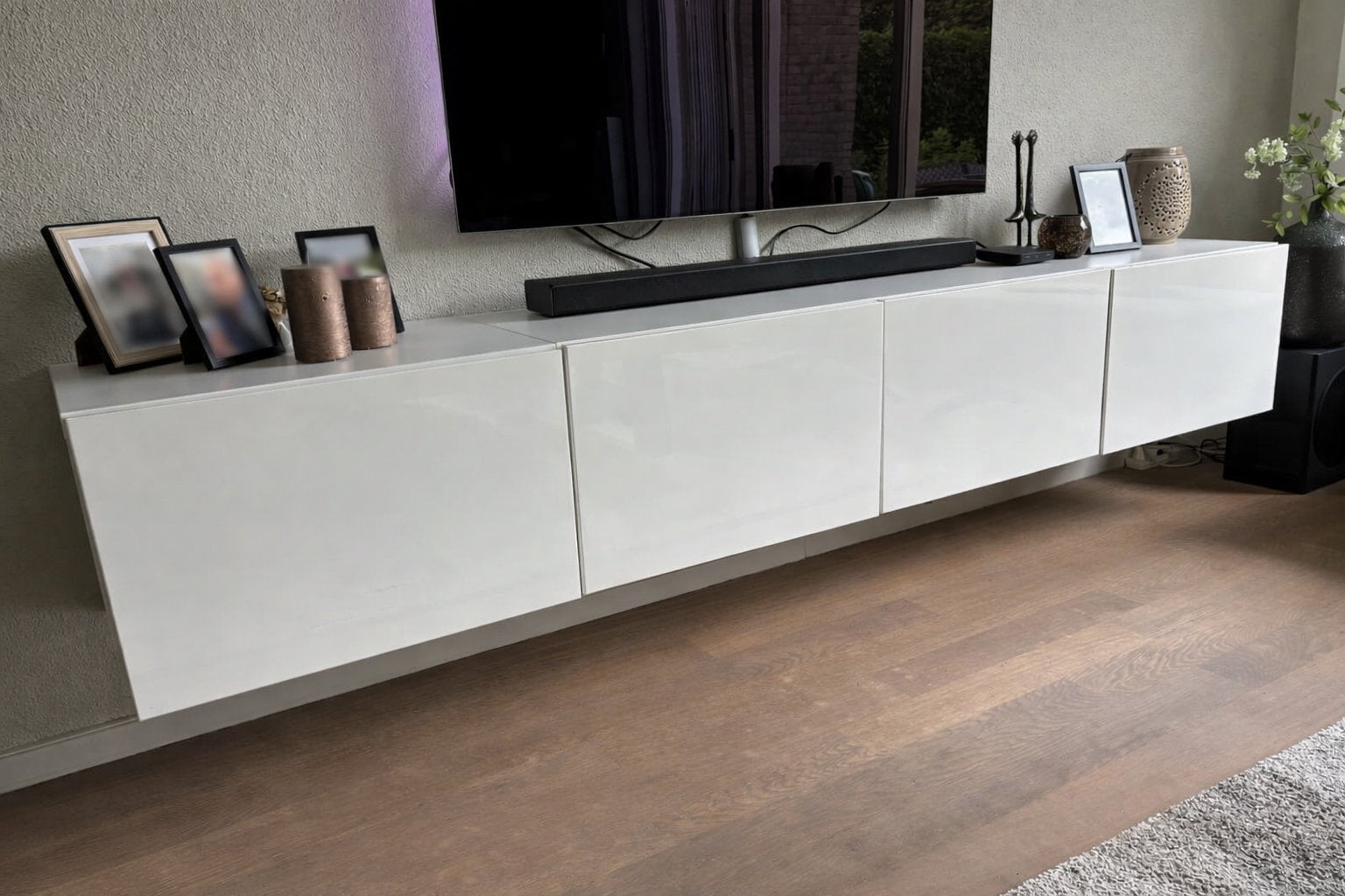 IKEA Bestå dressoir kast hoogglans wit, Ophalen, Gebruikt, 200 cm of meer, Minder dan 100 cm